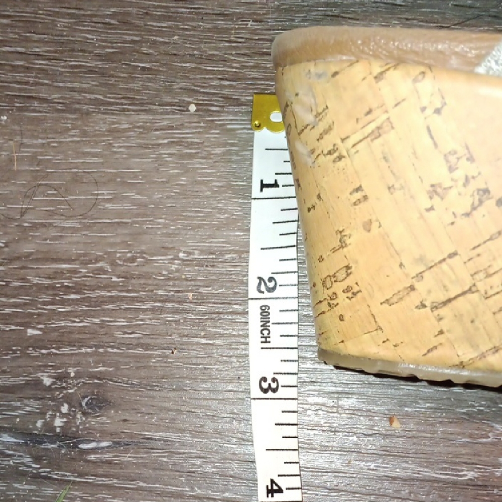 Skechers Beige Strappy Cork Sandals - Picture 6 of 11